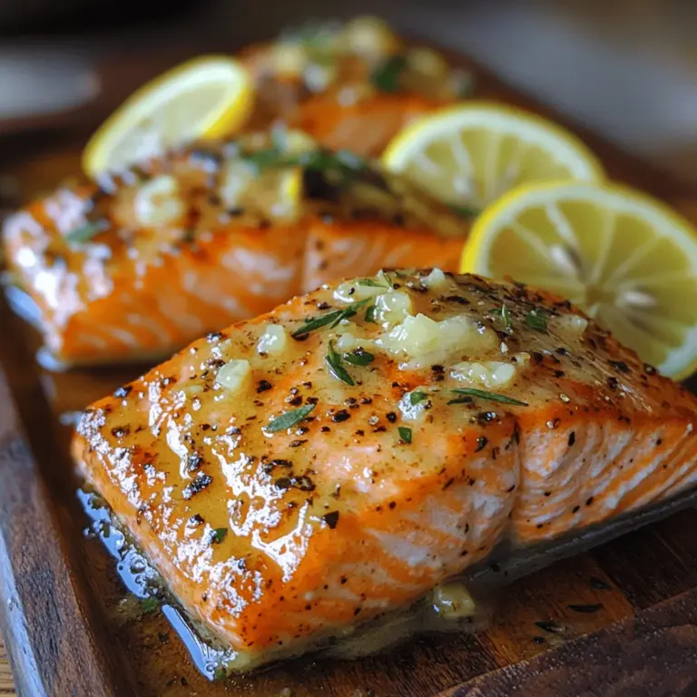 Salmon has long been celebrated as one of the most versatile and nutritious fish available. Packed with omega-3 fatty acids, high-quality protein, and essential vitamins and minerals, salmon provides numerous health benefits while delighting the palate with its rich, buttery flavor. Among the myriad of ways to prepare this exquisite fish, the Creamy Garlic Butter Salmon Delight stands out as a culinary gem that promises to elevate your dining experience.