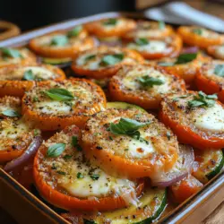 In an era where healthy eating is prioritized, comfort food often takes a backseat to salad bowls and smoothies. However, the Cozy Tomato Veggie Bake redefines what comfort food can be, merging nostalgia and nutrition in every bite. This dish captures the essence of wholesome cooking by incorporating vibrant vegetables into a warm, hearty bake that is as satisfying as it is nourishing.