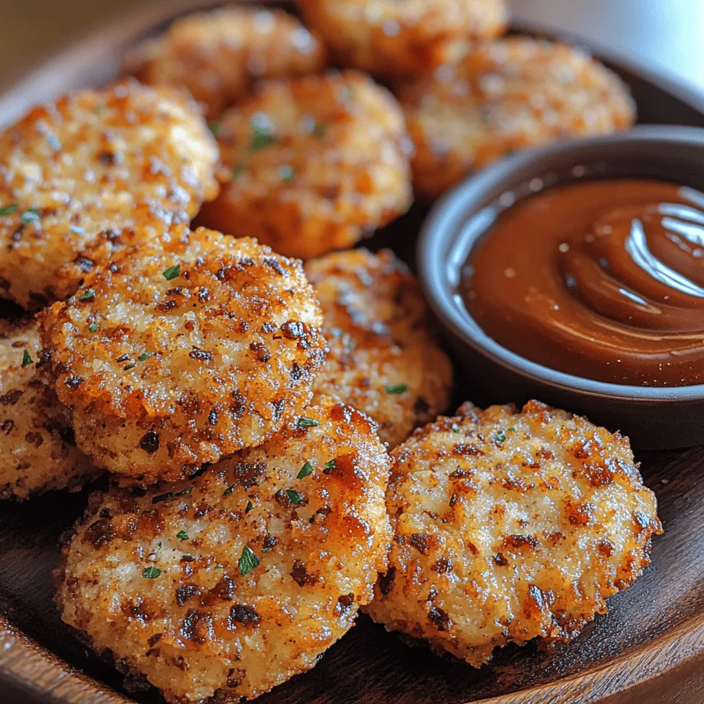 If you're on the lookout for a fun and flavorful twist on traditional chicken nuggets, look no further than BBQ Chip Chicken Nuggets. These delightful bites of tender chicken are coated with a crunchy, savory layer that delivers a burst of smoky BBQ flavor in every bite. Perfect for family dinners, parties, or game day snacks, these nuggets are sure to please both kids and adults alike. The combination of crispy textures and rich flavors makes them an irresistible treat that you can whip up in no time.