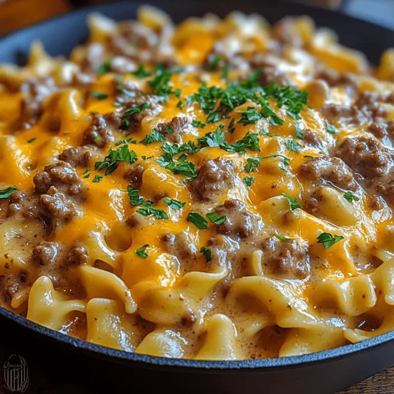 Comfort food holds a special place in our hearts and kitchens, often evoking memories of family gatherings, cozy evenings, and the warmth of home. These dishes are not just meals; they are an experience that transcends the act of eating. They wrap us in a blanket of nostalgia, reminding us of simpler times when the aroma of a home-cooked meal filled the air, and the company of loved ones made every bite even more enjoyable. Among the pantheon of comfort foods, "Cheesy Beef and Noodles Delight" stands out as a quintessential example of a dish that embodies the essence of hearty, satisfying cuisine.