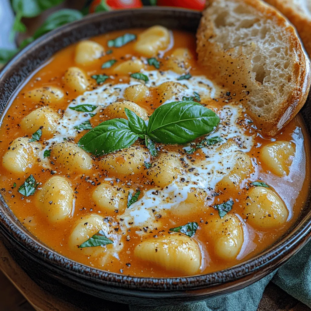When the air turns crisp and chilly, there's nothing quite like a warm bowl of soup to soothe the soul. The Cozy Gnocchi Tomato Soup Delight is a heartwarming dish that brings together the rich, comforting flavors of tomatoes and the delightful chewiness of gnocchi. This recipe is perfect for those seeking a homemade meal that not only satisfies hunger but also evokes feelings of nostalgia and warmth.