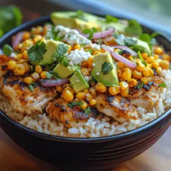 To create a truly memorable Street Corn Chicken Rice Bowl, it is essential to understand the role of each ingredient. Each component contributes to the dish's overall flavor and texture, making it a harmonious blend of tastes that will leave your taste buds dancing.