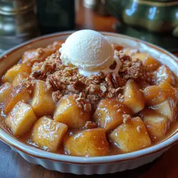Warm Apple Crumble Delight is not just a dessert; it's a nostalgic embrace of flavors and aromas that evoke memories of cozy family gatherings and crisp fall afternoons. The combination of tender, spiced apples nestled beneath a crunchy, buttery topping creates a comforting treat that is loved by many. This recipe shines particularly in the cooler months when the scent of baked apples and cinnamon wafts through the home, inviting everyone to the kitchen for a slice of warmth.