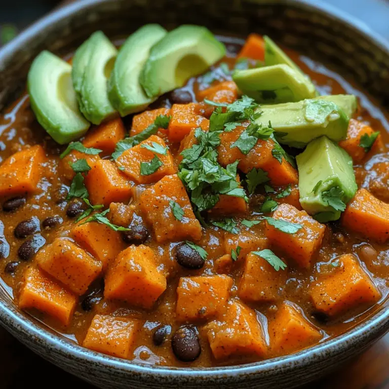 Chili is often heralded as the quintessential comfort food, a dish that brings warmth and satisfaction with each hearty spoonful. Its rich history in various cultures and its versatility in preparation make chili a beloved staple across the globe. Whether served at family gatherings, potlucks, or simply enjoyed on a chilly evening at home, chili embodies the essence of cozy dining. Among the myriad of chili recipes available, the Spicy Sweet Potato Black Bean Chili stands out as a nutritious and flavorful option that caters to both plant-based diets and meat lovers alike.