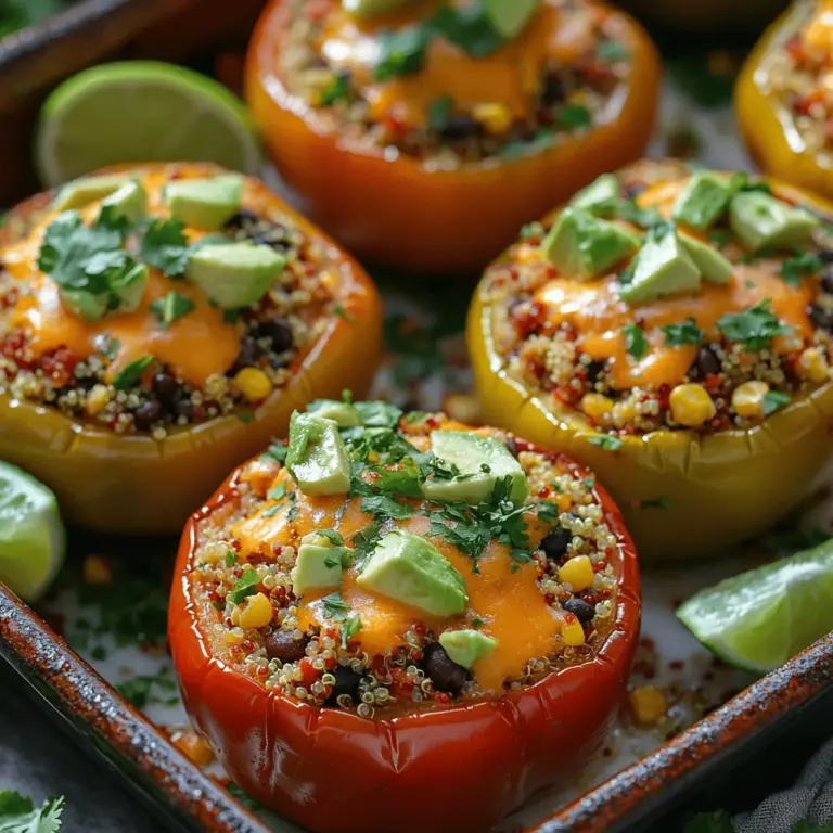 In recent years, the culinary world has seen a significant rise in the popularity of stuffed peppers, particularly among those who prioritize healthy eating. These vibrant, versatile dishes offer a delightful way to incorporate a variety of nutritious ingredients into one appealing package. Not only do they serve as a feast for the eyes, but they also provide a wholesome meal that can cater to diverse dietary preferences, from vegetarian to gluten-free options. Today, we are excited to share our recipe for Fiesta Stuffed Peppers—a colorful and nutrient-packed dish that is perfect for any occasion.