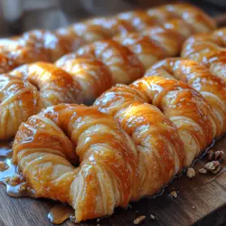 If you're searching for a delightful breakfast or snack option that combines simplicity with mouthwatering flavor, Cinnamon Crescent Twists are a perfect choice. These delectable treats are not only easy to make but also promise to fill your kitchen with the warm, inviting aroma of cinnamon as they bake. Picture this: golden-brown, flaky layers of crescent dough twisted into spirals, generously coated in a sweet cinnamon-sugar mixture. Whether you’re serving them for a special brunch, a cozy family gathering, or simply indulging in a sweet afternoon snack, these twists are versatile enough to suit any occasion.