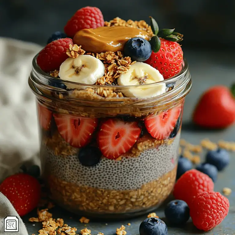 In the fast-paced world we live in, finding healthy and energizing breakfast options can sometimes feel overwhelming. With the morning rush, many people end up skipping breakfast or opting for less nutritious choices. Enter the Energizing Berry Chia Overnight Oats—a simple yet nutritious solution that not only fuels your morning but also delights your taste buds. This recipe combines wholesome ingredients like rolled oats, chia seeds, and mixed berries, providing a perfect balance of fiber, protein, and antioxidants.