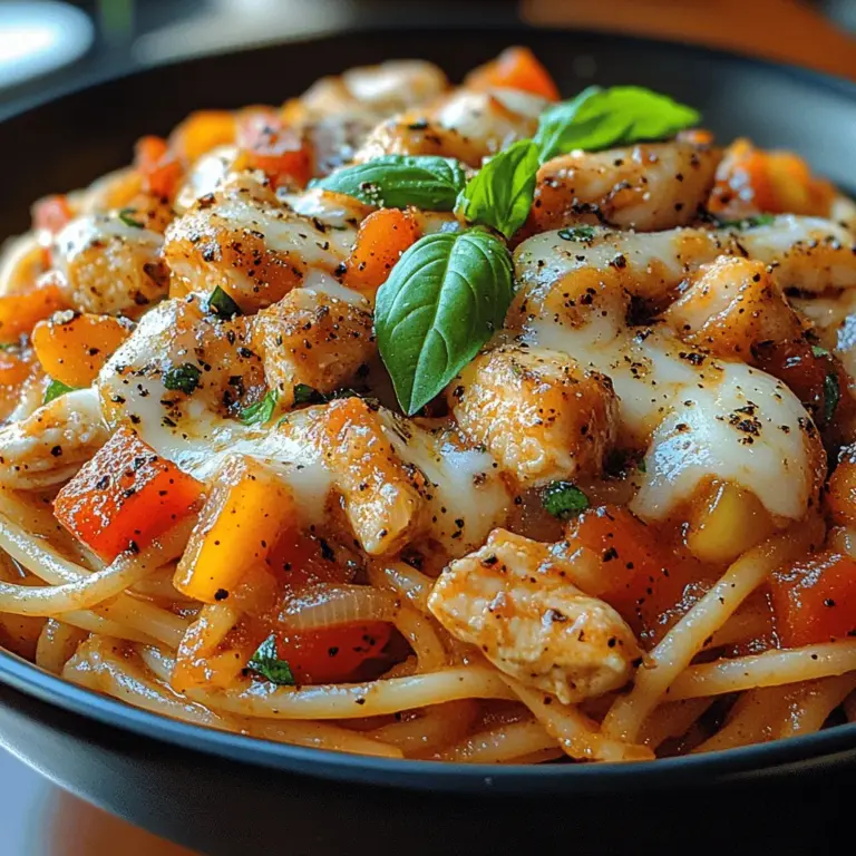 When it comes to comfort food, few dishes can rival the indulgent combination of cheesy goodness, hearty chicken, and perfectly cooked pasta. Cheesy Chicken Spaghetti Delight is a mouthwatering dish that not only warms the heart but also satisfies the taste buds with its rich flavors and creamy texture. This recipe is a fantastic choice for families looking to enjoy a wholesome meal or for gatherings where you want to impress your guests with a delightful culinary creation.