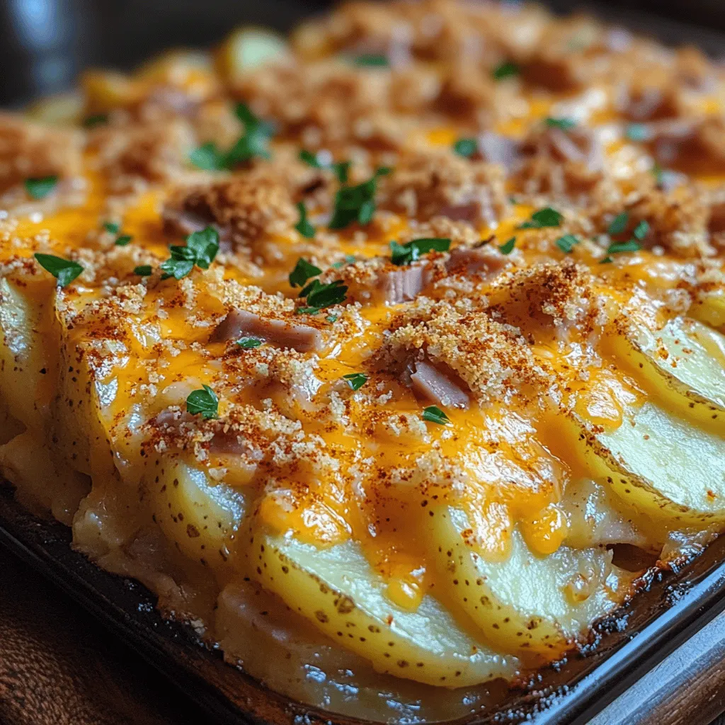 There's something uniquely comforting about a warm casserole, served straight from the oven and laden with layers of flavor. Casseroles have earned their place as a staple in comfort food cuisine, beloved by families for generations. These hearty dishes offer not just nourishment but also a sense of home and togetherness, making them perfect for gatherings or busy weeknights. Today, we’re diving into a quintessential family favorite: the Cheesy Ham & Potato Delight Casserole.