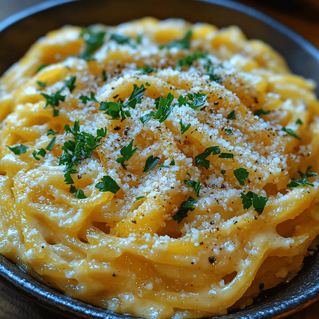 In a world where healthy eating is becoming increasingly important, finding delicious alternatives to classic comfort foods can be a game-changer. One such dish that has captured the hearts of health-conscious food enthusiasts is Creamy Spaghetti Squash Alfredo. This recipe not only embraces the creamy goodness of traditional Alfredo sauce but does so with a nutritious twist that makes it suitable for various dietary preferences, including vegan and gluten-free diets.