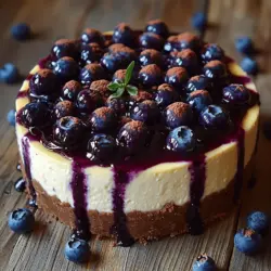 Cheesecake has long held a revered place in the pantheon of desserts, celebrated for its creamy texture and rich flavors. This beloved treat can be found in countless variations, each one a testament to the versatility of its base ingredients. Among the myriad of cheesecake options, the Delightful White Chocolate Blueberry Cheesecake stands out as a true gem. This recipe marries the velvety richness of white chocolate with the fresh, vibrant burst of blueberries, creating a dessert that not only tantalizes the taste buds but also captivates the eyes with its stunning presentation.