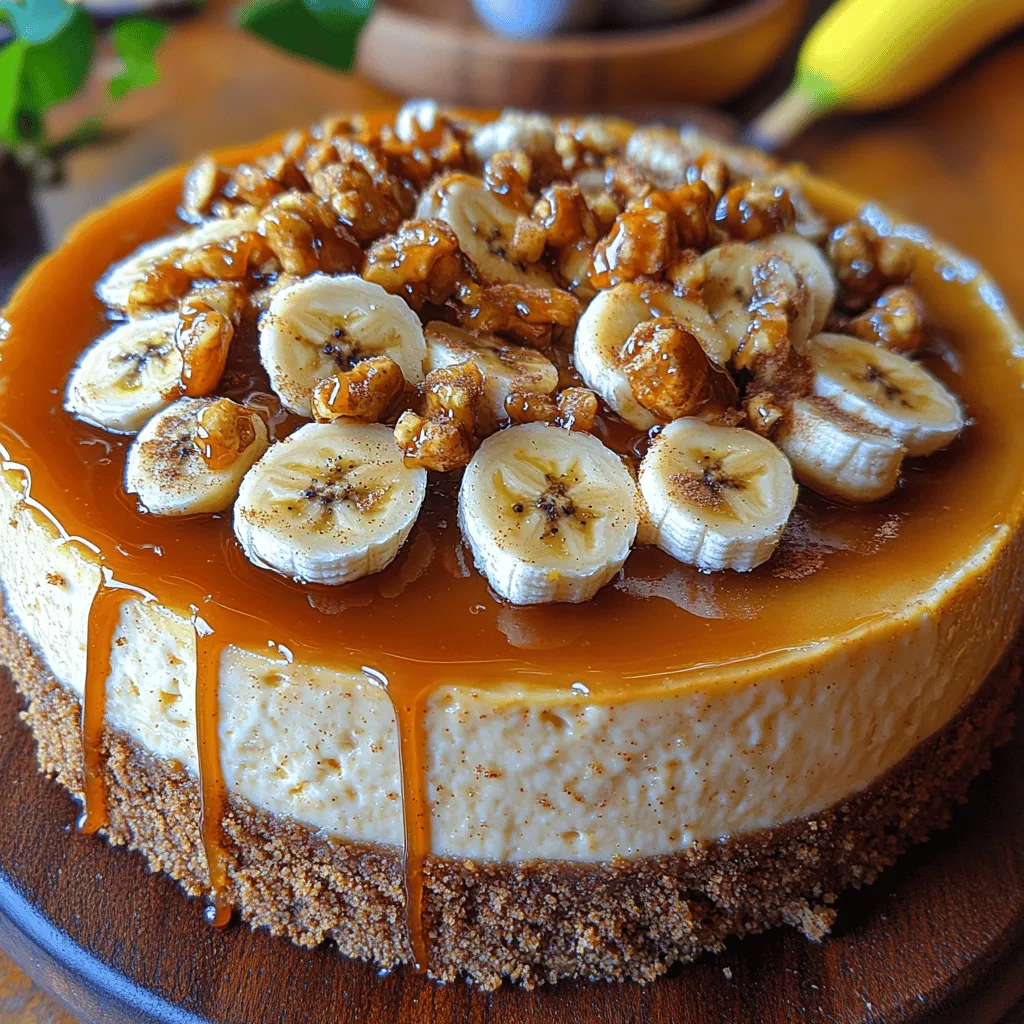 If you're searching for a dessert that perfectly marries indulgence with comfort, look no further than the decadent banana caramel nut cheesecake. This delightful treat captures the essence of rich, velvety cheesecake while infusing it with the sweet, tropical flavor of ripe bananas, the lusciousness of homemade caramel, and the crunch of toasted nuts. Whether you're celebrating a special occasion, hosting a family gathering, or simply treating yourself to something extraordinary, this cheesecake is sure to impress.