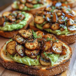 In recent years, avocado toast has emerged as a staple in modern cuisine, capturing the hearts and taste buds of health-conscious eaters and food lovers alike. This trendy dish, often featured on brunch menus around the world, combines creamy, rich avocados with a variety of toppings, allowing for endless customization. Among the many variations, one that stands out is the Mushroom Avocado Toast Delight—a beautiful balance of flavors and textures that elevates the classic avocado toast to new culinary heights.