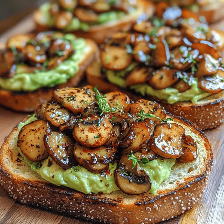 In recent years, avocado toast has emerged as a staple in modern cuisine, capturing the hearts and taste buds of health-conscious eaters and food lovers alike. This trendy dish, often featured on brunch menus around the world, combines creamy, rich avocados with a variety of toppings, allowing for endless customization. Among the many variations, one that stands out is the Mushroom Avocado Toast Delight—a beautiful balance of flavors and textures that elevates the classic avocado toast to new culinary heights.