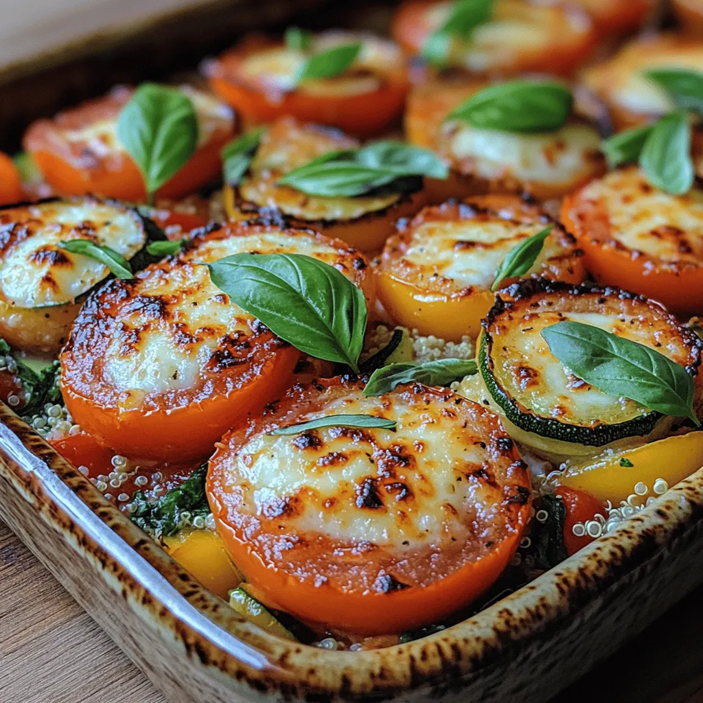 The Colorful Harvest Tomato and Veggie Casserole is a vibrant and wholesome dish that beautifully encapsulates the essence of seasonal cooking. This delicious casserole is a celebration of fresh produce, combining the rich flavors of tomatoes, zucchini, bell peppers, and other vegetables to create a dish that is not only visually appealing but also packed with nutrition. With an abundance of vitamins and minerals, this recipe stands out as a health-conscious choice for those looking to incorporate more vegetables into their diet.