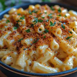 Cheesy Truffle Macaroni Bliss: A Gourmet Comfort Food Experience