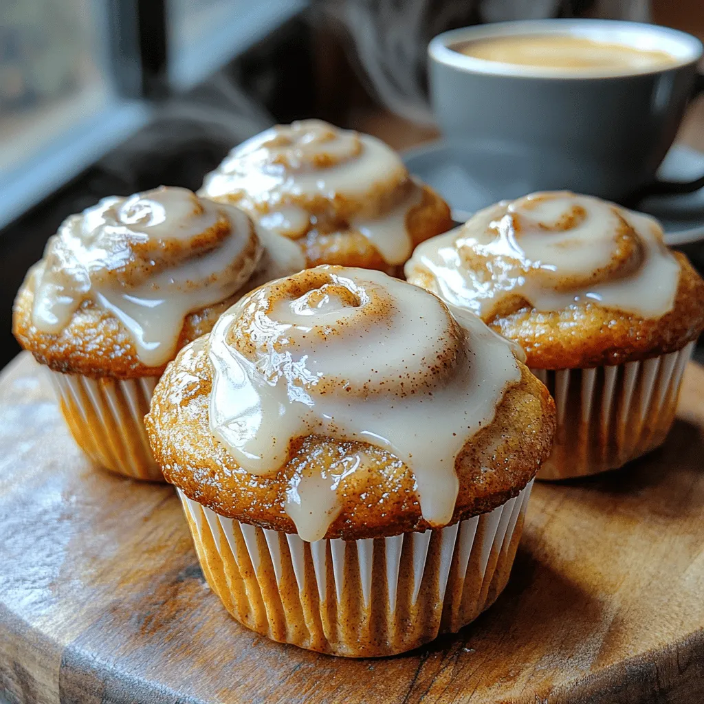 Cinnamon Roll Muffins are a delightful fusion that brings together the beloved qualities of classic cinnamon rolls and the convenience of muffins. Imagine waking up to the soft, fluffy texture of a muffin infused with a sweet cinnamon filling, topped off with a creamy glaze. This treat is more than just a breakfast item; it’s an experience that elevates any meal to something special. Whether you’re preparing for a leisurely brunch or a cozy family breakfast, these muffins are sure to impress. The aroma of cinnamon wafting through your kitchen is enough to make anyone's mouth water, creating an inviting atmosphere that beckons everyone to gather around the table.