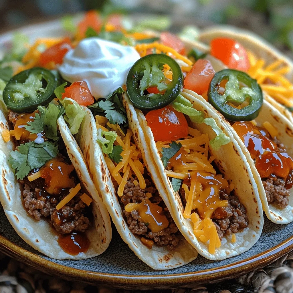 Tacos are a staple in many households, beloved for their versatility and the endless possibilities they offer. Among the myriad of taco recipes, the Sweet & Savory Garlic Butter Honey BBQ Beef Tacos stand out as a delightful fusion of flavors that excite the palate. This recipe marries the rich umami of beef with the sweetness of honey and the aromatic essence of garlic, resulting in a taco that is both satisfying and incredibly delicious.