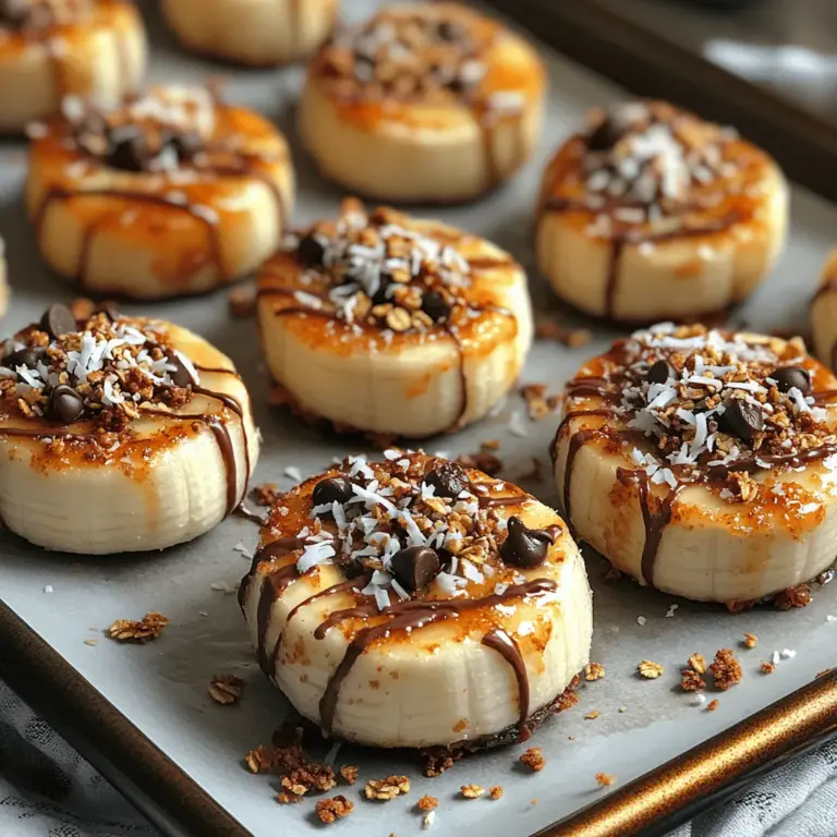 In a world where healthy snacking often feels like a compromise between taste and nutrition, Banana Bliss Bites emerge as a refreshing solution that satisfies both cravings and dietary needs. These delightful frozen treats are not only simple to prepare, but they also pack a punch in terms of flavor and nutritional value. As you take a bite into the creamy, sweet banana coated in a luscious yogurt layer, you’ll feel as though you’re indulging in a decadent dessert, while in reality, you’re enjoying a guilt-free snack that nourishes your body.