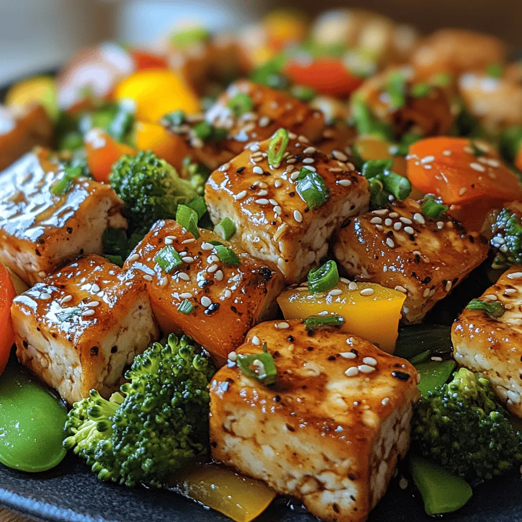 In the world of culinary delights, few dishes can rival the vibrant and nutritious appeal of a well-crafted vegetable stir-fry. Among these, the "Crunchy Colorful Veggie Delight" stands out as a feast for both the eyes and the palate. This tofu stir-fry not only showcases a dazzling array of colors but also packs a punch in terms of flavor, nutrition, and versatility. Whether you are a seasoned chef or a novice in the kitchen, this recipe promises to be an exciting addition to your culinary repertoire.