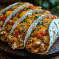 Are you craving a meal that is not only satisfying but also quick and easy to prepare? Look no further than cheesy chicken wraps! This delicious recipe is the perfect solution for busy weeknights, offering a delightful blend of flavors and textures that the whole family will adore. Cheesy chicken wraps are not only quick to make, but they also provide an excellent opportunity for customization, allowing you to tailor them to your preferences or whatever ingredients you have on hand. Whether you’re a parent juggling multiple schedules or a busy professional trying to maintain a healthy diet, these wraps will quickly become a staple in your meal rotation.