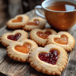 Sweetheart Jam Cookies are a delightful treat that perfectly combines the sweetness of jam with the buttery goodness of a cookie. These charming confections are not only a testament to baking skill but also a symbol of love and affection, making them a popular choice for special occasions. Whether it's a romantic gesture for Valentine's Day or a heartfelt gift for a loved one, these cookies encapsulate the essence of warmth and joy, bringing people together through shared moments over sweet delights.