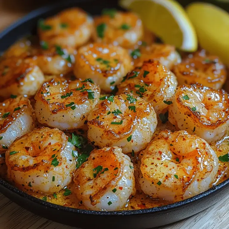 Crispy garlic butter pan-fried shrimp is a culinary masterpiece that marries the rich flavors of garlic and butter with the delicate sweetness of shrimp, creating a dish that is both simple and indulgent. This recipe encapsulates the essence of comfort food while remaining elegant enough for a special occasion. Whether served as an appetizer, a main course, or a highlight in a seafood feast, this dish is sure to impress.