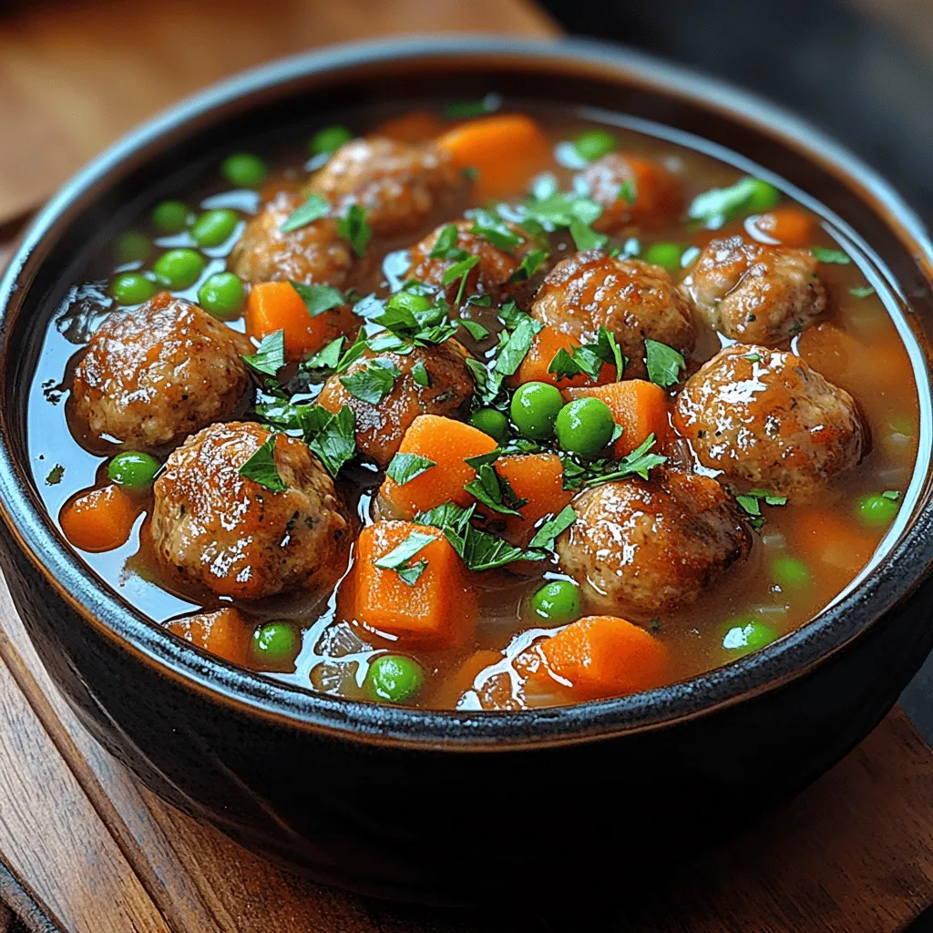 Understanding the comfort food appeal of a warm, hearty soup is essential in any culinary repertoire. Amidst the myriad of options available, the Hearty Meatball & Veggie Delight Soup stands out as a wholesome, nourishing choice that seamlessly blends protein, vegetables, and rich flavors. The essence of this soup lies in its ability to provide both warmth and satisfaction, making it a perfect dish for cozy nights or family gatherings.