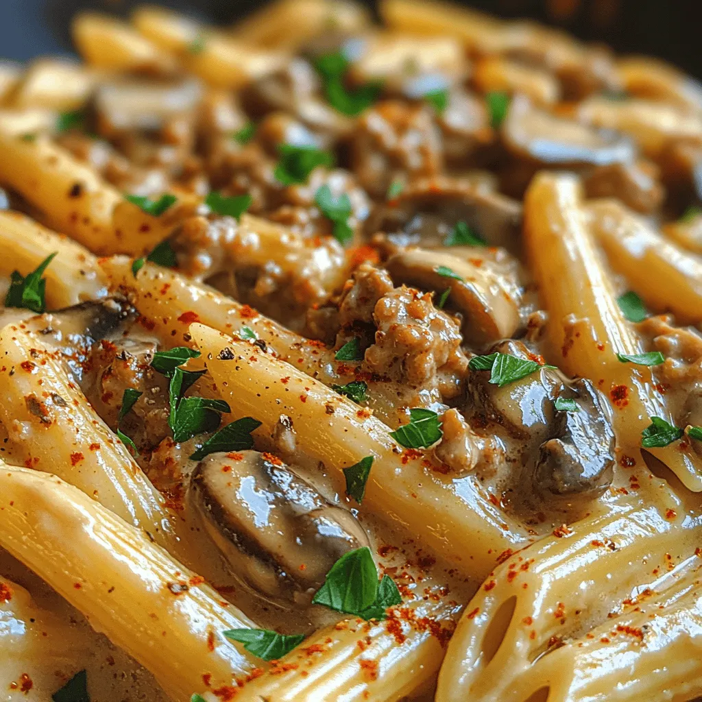 If you're searching for a comforting and delicious meal to bring the family together, look no further than Savory Turkey & Mushroom Penne Delight. This hearty dish combines the tender texture of penne pasta with the rich flavors of sautéed mushrooms and ground turkey, creating a delightful symphony of taste and nutrition. Perfect for busy weeknights or leisurely family dinners, this recipe is not only satisfying but also easy to prepare, making it an ideal choice for home cooks of all skill levels.
