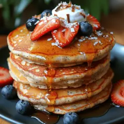 Pancakes have long stood as a beloved breakfast staple across cultures, cherished for their comforting warmth and delightful flavors. Whether served with syrup, fruit, or a sprinkle of powdered sugar, pancakes evoke a sense of nostalgia and comfort. In recent years, the quest for healthier alternatives has led to the rise of coconut flour pancakes, which not only cater to those with gluten sensitivities but also offer an array of nutritional benefits.