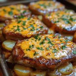 When it comes to comfort food, few dishes are as satisfying as savory pork chops paired with a creamy potato bake. This delightful marriage of flavors not only pleases the palate but also creates a warm and inviting atmosphere at the dinner table. The combination of juicy, tender pork chops and rich, cheesy potatoes results in a hearty meal that is perfect for any occasion – whether it’s a cozy weeknight dinner or a festive gathering with friends and family.