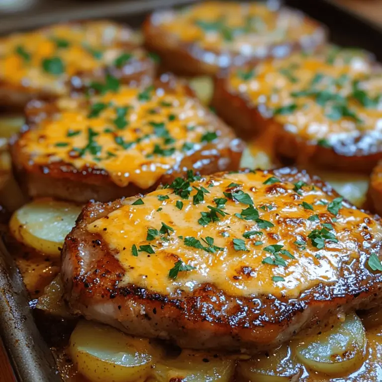 When it comes to comfort food, few dishes are as satisfying as savory pork chops paired with a creamy potato bake. This delightful marriage of flavors not only pleases the palate but also creates a warm and inviting atmosphere at the dinner table. The combination of juicy, tender pork chops and rich, cheesy potatoes results in a hearty meal that is perfect for any occasion – whether it’s a cozy weeknight dinner or a festive gathering with friends and family.