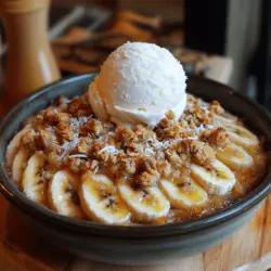 When it comes to comforting desserts, few dishes can rival the warm and indulgent experience of a banana crumble. This delightful dessert combines the natural sweetness of ripe bananas with a crumbly, buttery topping, creating a dessert that is as satisfying to make as it is to enjoy. The Heavenly Banana Crumble recipe stands out not only for its simplicity but also for the rich flavors that come together to create a dish that can brighten any day. Whether you’re looking for a cozy treat to share with family on a chilly evening or a sweet ending to a gathering with friends, this banana crumble is sure to impress.