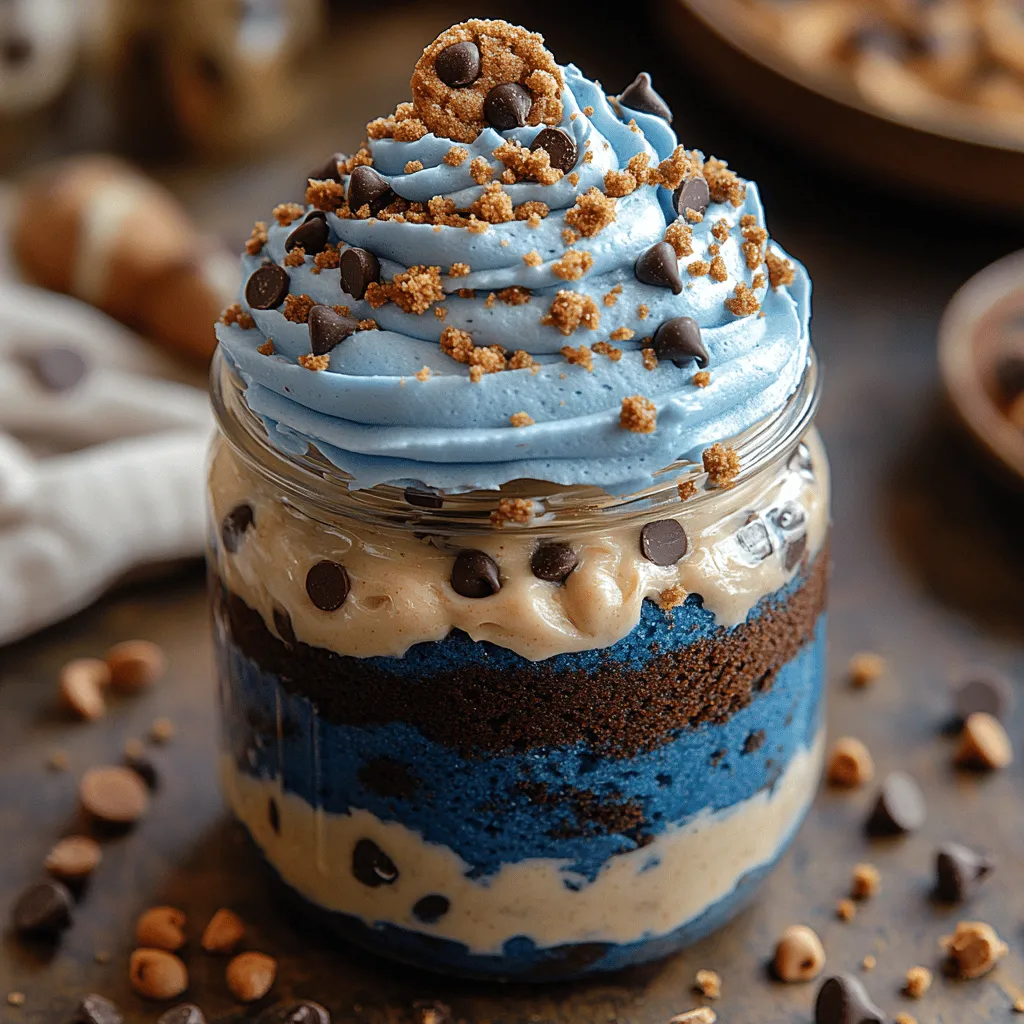 If you’re searching for a whimsical dessert that not only delights the taste buds but also brings a smile to your face, then look no further than Cookie Monster Cake Jars. This inventive treat combines the beloved flavors of cake and cookie dough into a visually stunning presentation that’s perfect for any celebration or casual indulgence. With its vibrant blue hue and playful elements, this dessert is sure to be a hit among both children and adults alike.