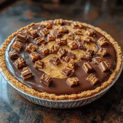 If you're a fan of the irresistible combination of chocolate and peanut butter, then the Decadent Reese's Peanut Butter Pie is a dessert you simply cannot miss. This delightful pie marries the creamy, nutty richness of peanut butter with the luscious sweetness of chocolate, creating a dessert that is both indulgent and comforting. The balance of sweet and salty notes makes each bite a rich experience that delights the senses, appealing to chocolate and peanut butter lovers alike.