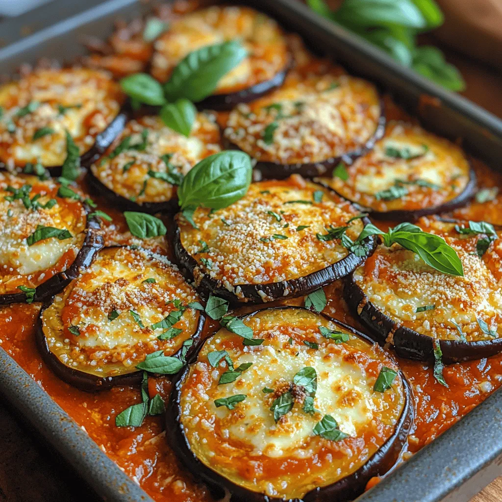 Eggplant Parmesan, or Melanzane alla Parmigiana, has long been celebrated as one of the quintessential dishes of Italian cuisine, emblematic of the rich flavors and comforting textures that characterize this beloved culinary tradition. This classic dish typically features layers of breaded and fried eggplant, marinara sauce, and a generous sprinkling of cheese, all baked to perfection. However, in our modern kitchen, we’re reimagining this classic with a healthier twist—introducing the Crispy Baked Eggplant Parmesan Delight. By opting to bake rather than fry, we achieve that coveted crispy texture while significantly reducing the amount of oil used, making this dish not only delicious but also lighter and more nutritious.