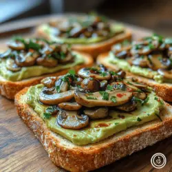 Before we dive into the cooking process, it’s essential to understand the key components of our savory mushroom avocado toast and the health benefits they offer. Each ingredient plays a crucial role in creating a dish that is not only delicious but also nourishing.
