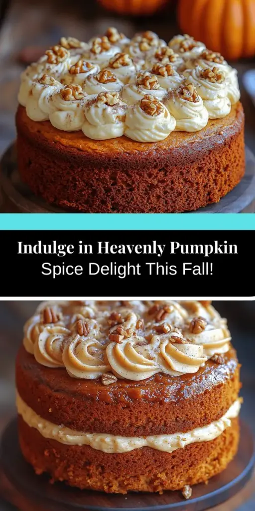 Embrace the essence of fall with the Heavenly Pumpkin Spice Delight, a dessert that captures cozy autumn vibes. This recipe blends rich pumpkin with warm spices like cinnamon and nutmeg, creating a moist and delicious cake perfect for gatherings or a quiet afternoon treat. Learn about pumpkin's nutritional benefits and discover step-by-step instructions to make this delightful dessert. It’s a heartwarming way to celebrate the season!