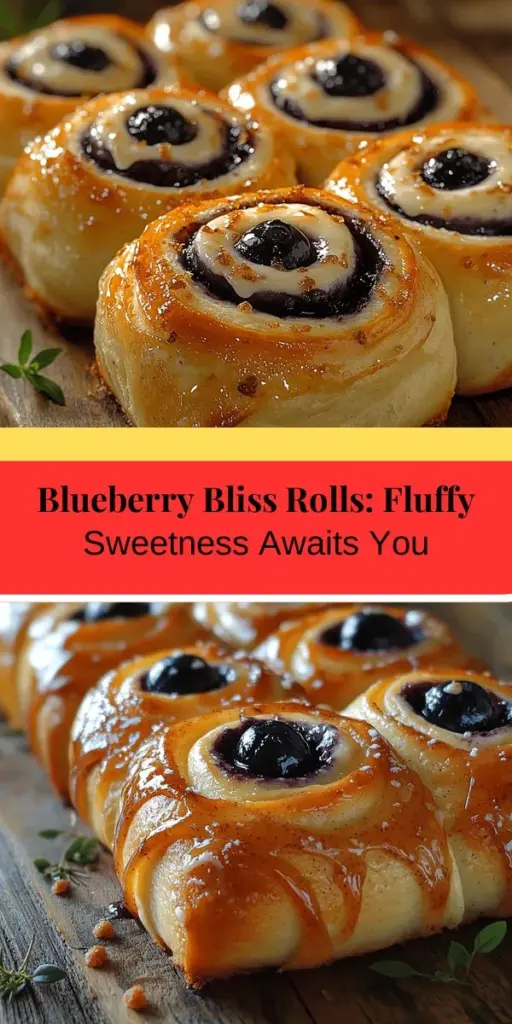 Indulge in the irresistible Blueberry Bliss Sweet Rolls, a perfect breakfast or dessert treat. These fluffy rolls are filled with juicy blueberries and drizzled with creamy cream cheese icing, creating a delightful flavor combination. Experience the joy of baking as you knead the dough and watch it rise, filling your home with comforting scents. This recipe is not only nourishing but also a rewarding way to enjoy a classic favorite with a fruity twist. Happy baking!