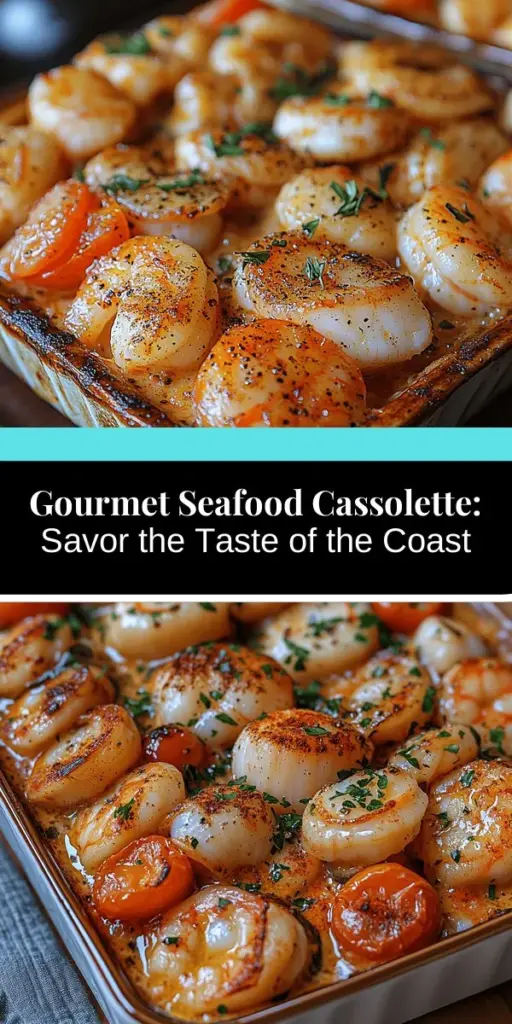 Embark on a culinary adventure with a gourmet seafood cassolette, a dish that embodies the flavors of the ocean in a creamy, comforting blend. This easy-to-follow recipe highlights the freshest seafood, seasonal ingredients, and a rich sauce, making it perfect for special occasions or family dinners. Discover tips for selecting top-quality seafood, enhancing flavors with aromatics, and creating a beautiful presentation that will impress any guest. Dive into the world of coastal cuisine and create a memorable dining experience!