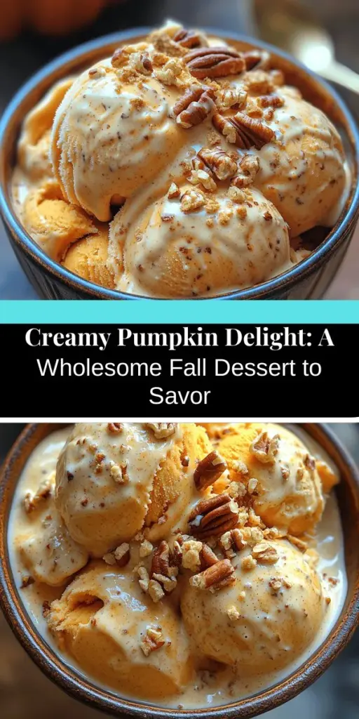 Experience the flavors of fall with Creamy Pumpkin Delight, a nutritious and indulgent dessert perfect for cozy gatherings. This creamy treat combines pumpkin puree and Greek yogurt, ensuring a guilt-free indulgence that's rich in vitamins and protein. Enhanced with warm spices and natural sweeteners like honey or maple syrup, each bite offers a delightful taste of autumn. Serve it as a parfait or with your favorite toppings to impress family and friends. Discover the joy of making this simple yet sophisticated dessert that captures the essence of the season!