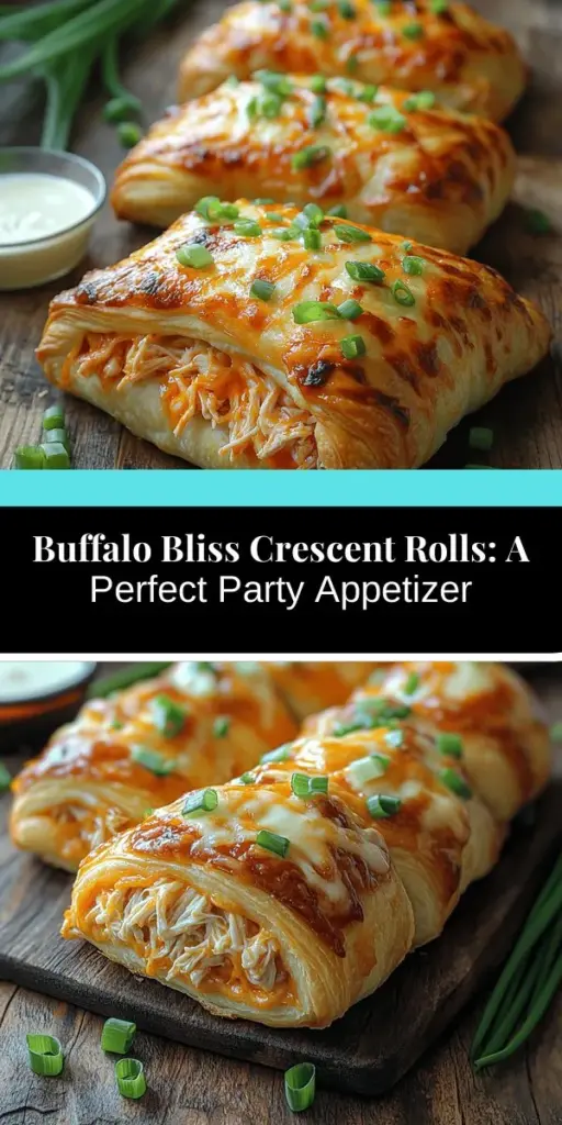 Discover the mouthwatering delight of Buffalo Bliss Crescent Rolls, the perfect savory treat for any occasion. These flaky rolls combine tender shredded chicken, zesty Buffalo sauce, and creamy cheese for an irresistible flavor explosion. Whether you’re hosting a game day party or enjoying a cozy dinner, this simple recipe is sure to impress. Learn about the key ingredients, preparation techniques, and serving ideas to make your Buffalo Bliss Crescent Rolls a hit with everyone.