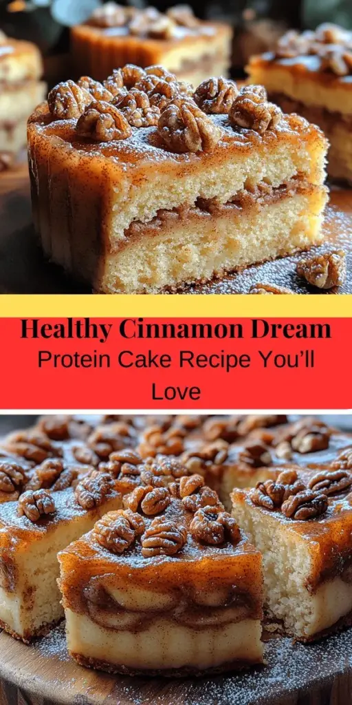 Discover the Cinnamon Dream Protein Cake, a guilt-free treat that combines nutrition and flavor into one delicious package. Made with wholesome ingredients like rolled oats, almond flour, Greek yogurt, and eggs, this cake is perfect for breakfast, dessert, or a snack. Packed with protein and fiber, it offers a balanced option for those mindful of their health. Explore the easy recipe steps, learn about its benefits, and indulge in a healthy baking experience that satisfies your sweet cravings.