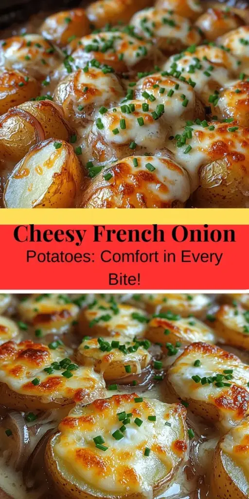 Discover the ultimate comfort food with Cheesy French Onion Crockpot Potatoes, a delightful blend of tender baby potatoes, sweet caramelized onions, and gooey cheese, all cooked to perfection in a slow cooker. This easy recipe not only saves you time but also delivers rich, savory flavors that make it perfect for family dinners or potlucks. Enjoy every cheesy bite as these potatoes become a new favorite at your table, offering warmth and satisfaction.