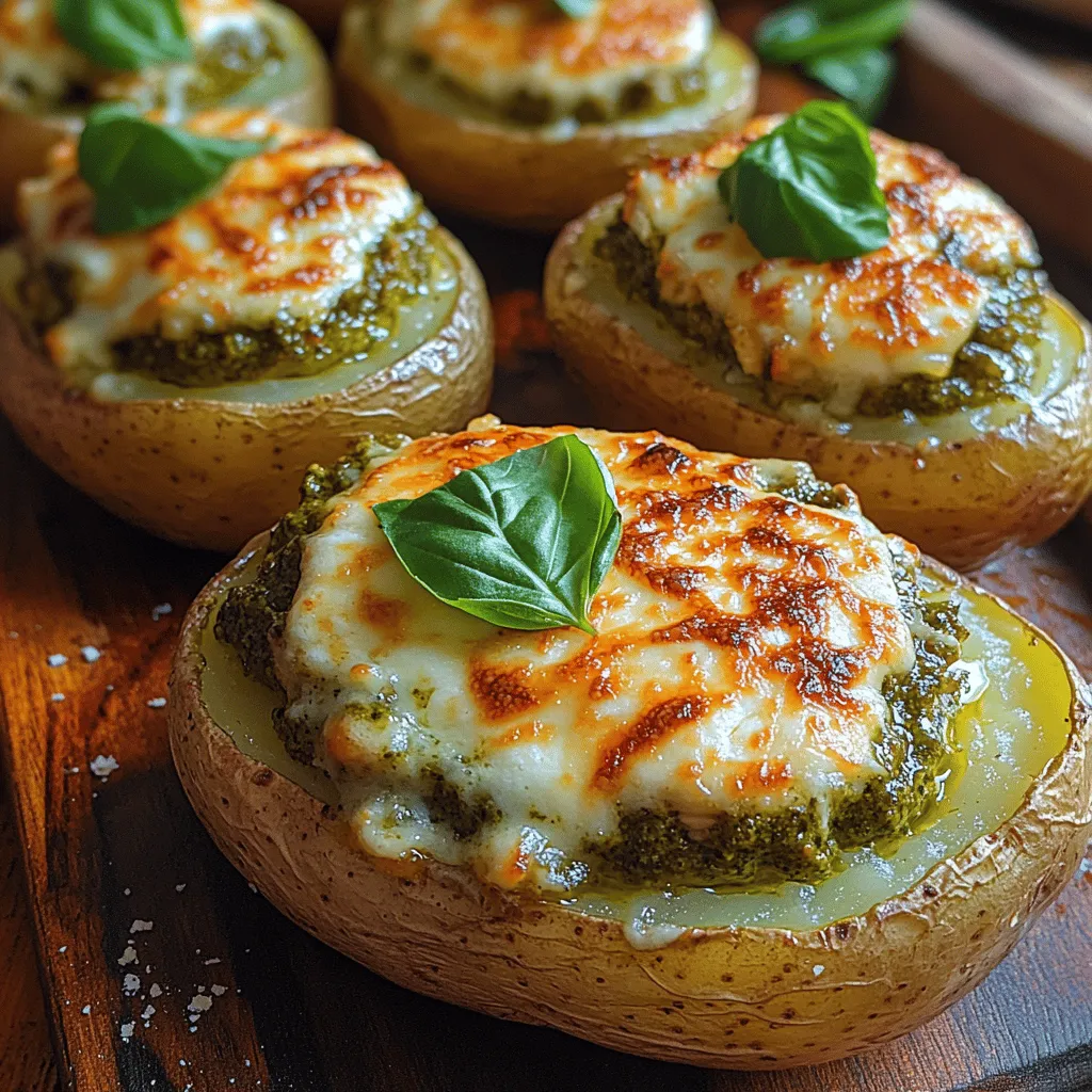A deep dive into the ingredients reveals the essence of this recipe. Each component contributes to the overall flavor and texture, making the Pesto Chicken Stuffed Potatoes a harmonious blend of taste and nutrition.
