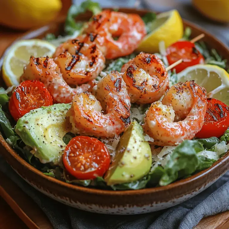 When it comes to enjoying a hearty meal like Grilled Shrimp Caesar Bowls, understanding the nutritional content can help you appreciate the health benefits each ingredient brings. Let’s break down the nutritional profile of this delicious dish.