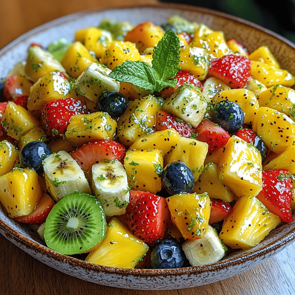 As the temperatures rise and the sun shines brighter, nothing feels more refreshing than a vibrant, colorful fruit salad. Fruit salads are not only delightful to the palate but also provide a burst of essential nutrients, making them an ideal choice for warm weather. Among the myriad of fruit salad options, the Tropical Bliss Honey Lime Fruit Salad stands out as a quintessential summer dish. Combining the sweetness of tropical fruits with a zesty honey-lime dressing, this salad serves as both a refreshing snack and a healthy side dish for your summer gatherings.