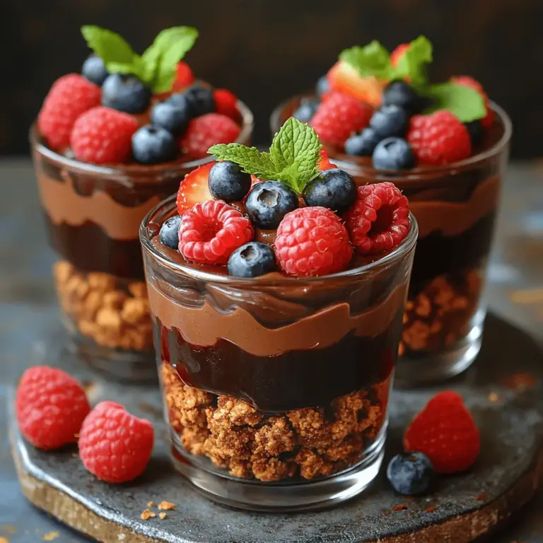 Chocolate mousse is a dessert that epitomizes indulgence and sophistication, capturing the hearts of chocolate lovers around the globe. With its luxurious texture and rich flavor profile, chocolate mousse parfaits are not just a treat; they’re an experience that elevates any occasion. Whether you’re hosting a dinner party, celebrating a special milestone, or simply treating yourself to something sweet, these parfaits promise to delight your senses and impress your guests.