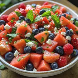 As the temperatures rise and sunny days become more frequent, nothing embodies the essence of summer quite like a refreshing watermelon berry mint salad. This vibrant dish captures the flavors of the season, making it a perfect addition to barbecues, picnics, and casual gatherings. Its sweet and juicy watermelon, combined with the tartness of mixed berries and the fragrant notes of fresh mint, create a symphony of flavors that is not only delicious but also visually stunning.