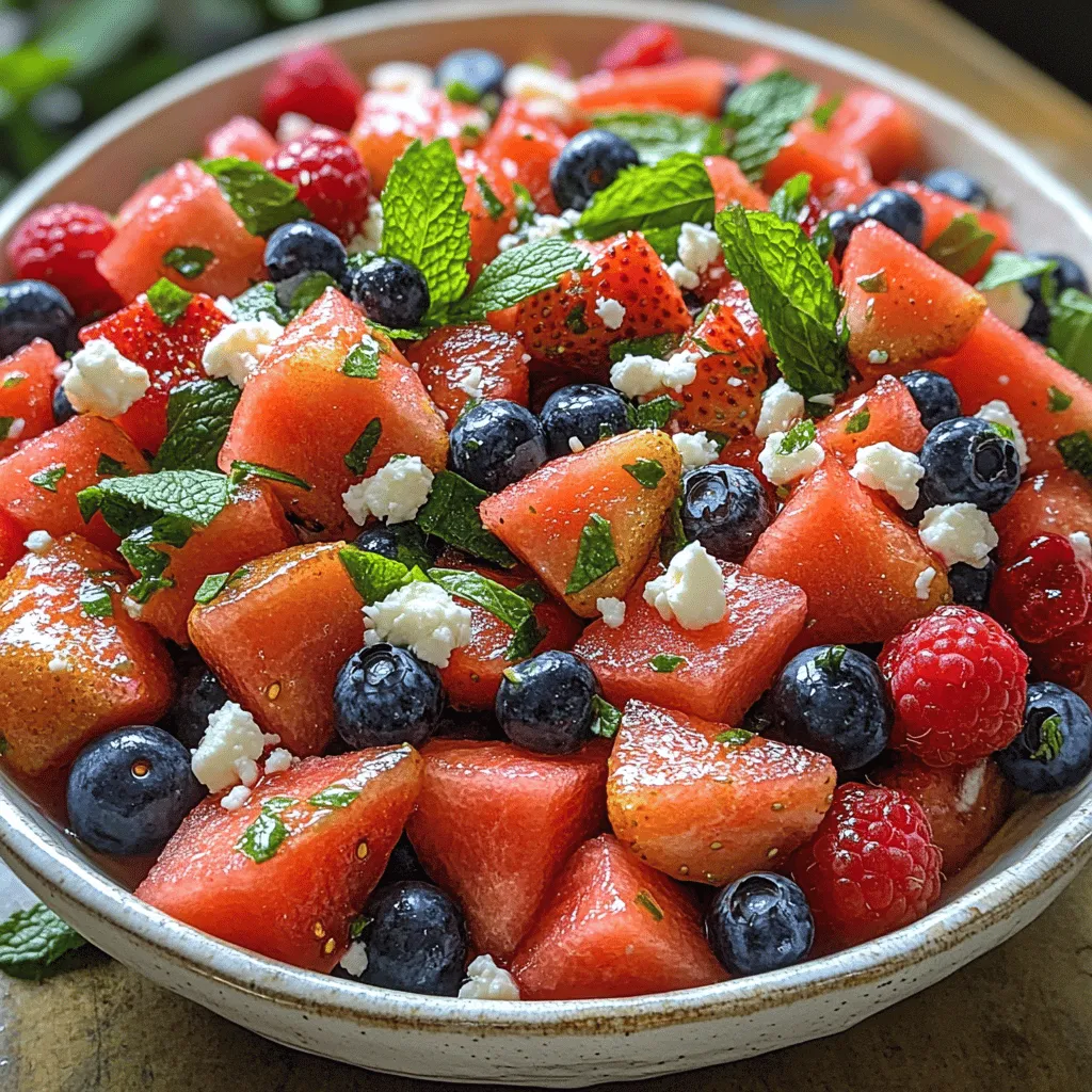 As the temperatures rise and sunny days become more frequent, nothing embodies the essence of summer quite like a refreshing watermelon berry mint salad. This vibrant dish captures the flavors of the season, making it a perfect addition to barbecues, picnics, and casual gatherings. Its sweet and juicy watermelon, combined with the tartness of mixed berries and the fragrant notes of fresh mint, create a symphony of flavors that is not only delicious but also visually stunning.